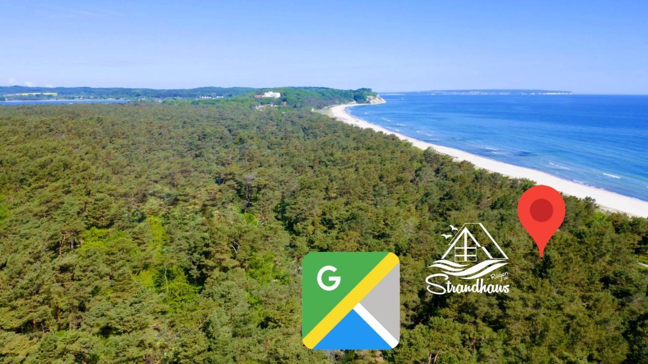 Strandhaus Ruegen - Meerblick, Sauna, Kamin & Whirlpool Бабе Екстер'єр фото